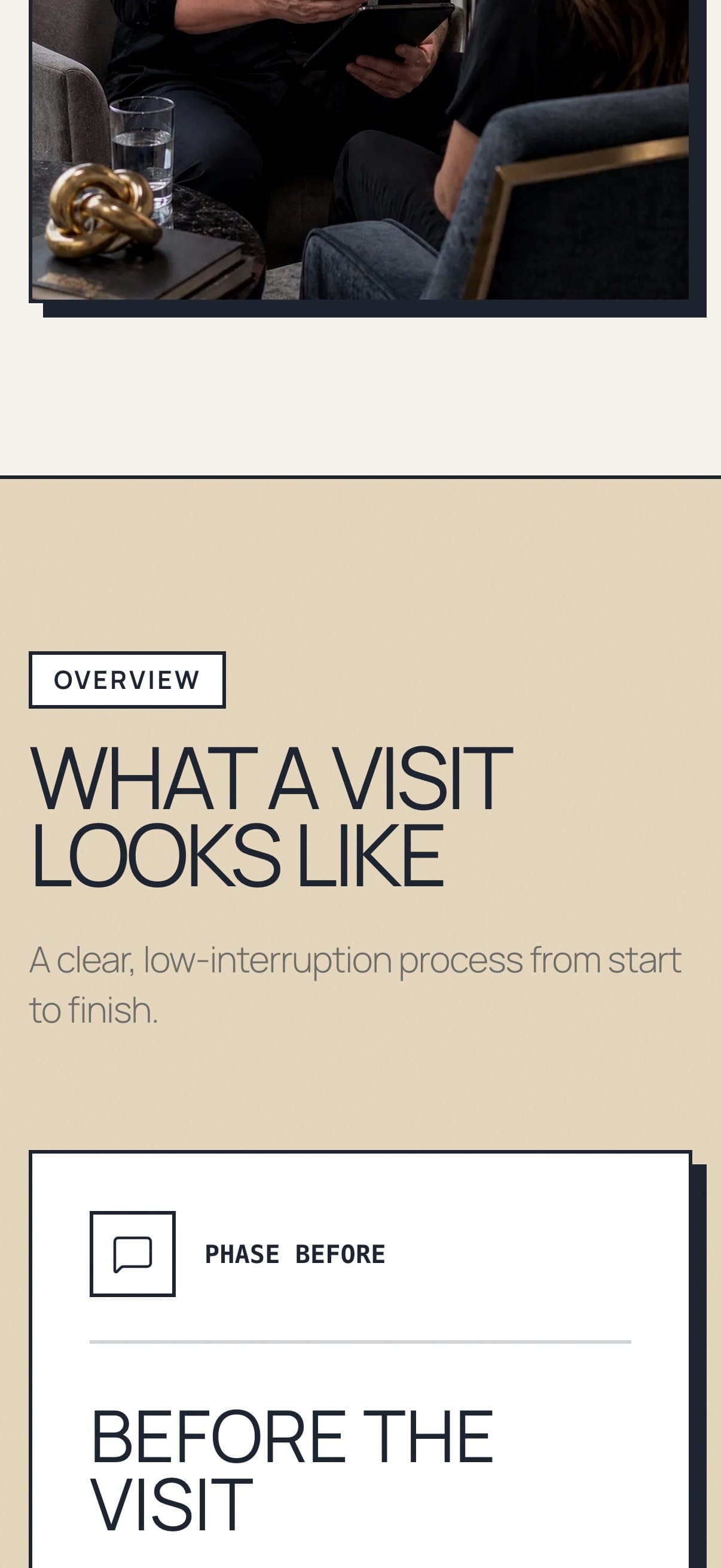 I.V. There For You: What a visit looks like