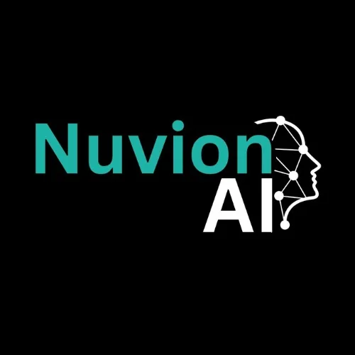 Nuvion AI's old logo, on black