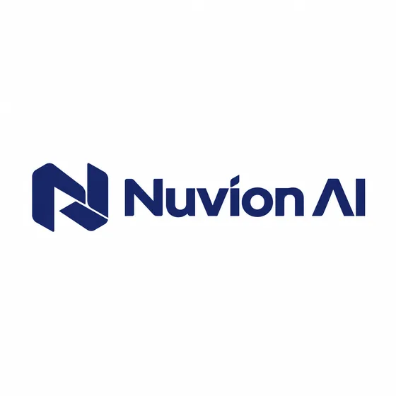 Nuvion AI logo option, round 1: Folded n