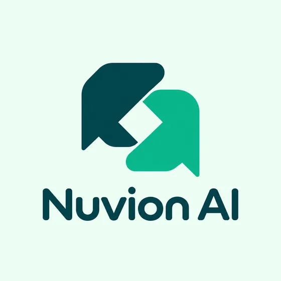 Nuvion AI logo option, round 1: Dialogue gem