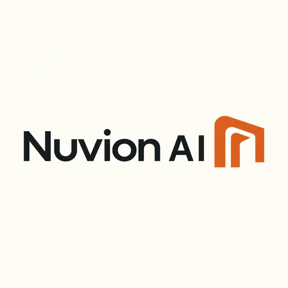 Nuvion AI logo option, round 1: Open portal