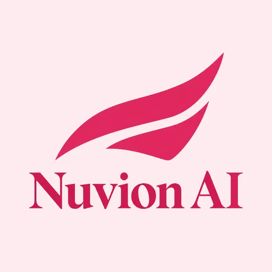 Nuvion AI logo option, round 1: Forward wing