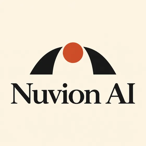 Nuvion AI logo option, round 1: Cape bridge