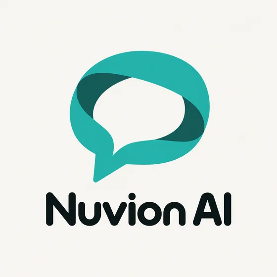 Nuvion AI logo option, round 2: Conversation loop