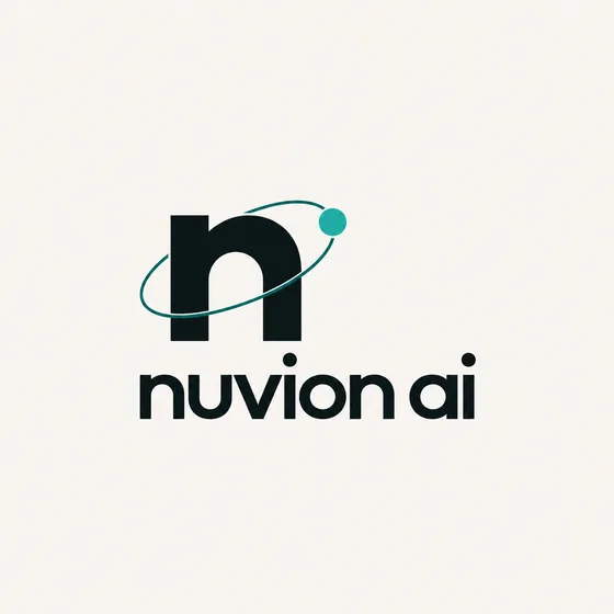 Nuvion AI logo option, round 2: Orbit n