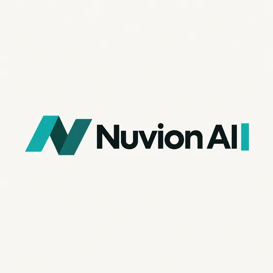 Nuvion AI logo option, round 3: Terminal cursor