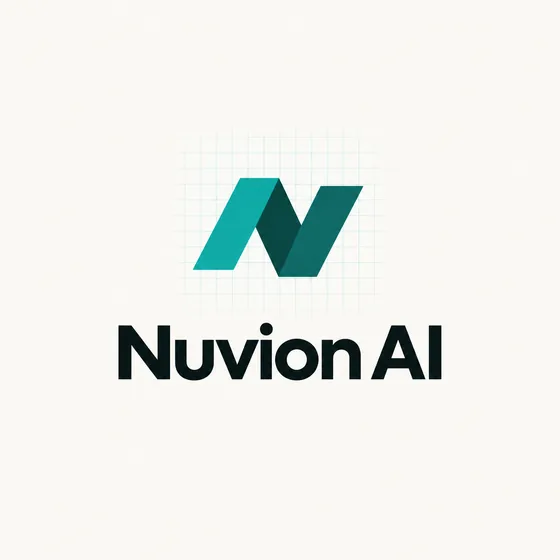 Nuvion AI logo option, round 3: Grid built