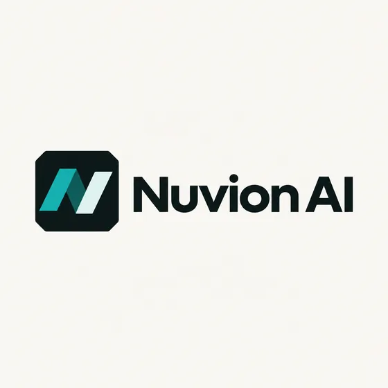 Nuvion AI logo option, round 3: Chip tile