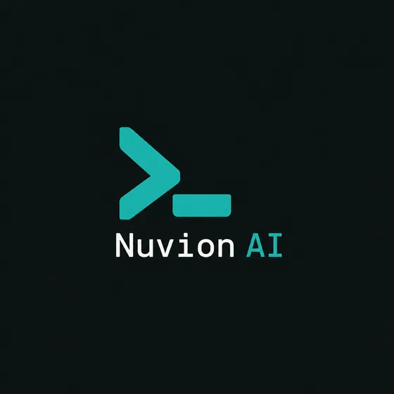 Nuvion AI logo option, round 4: Prompt n