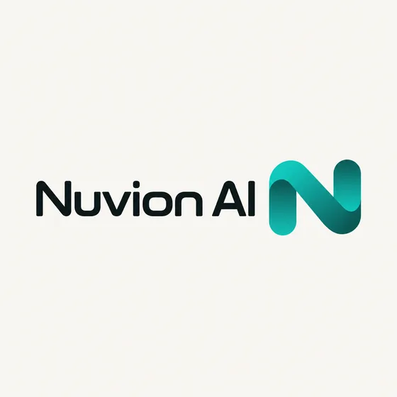 Nuvion AI logo option, round 4: Loop n