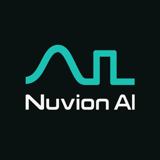 Nuvion AI logo option, round 4: Squarewave