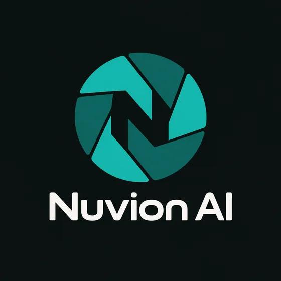 Nuvion AI logo option, round 4: Aperture