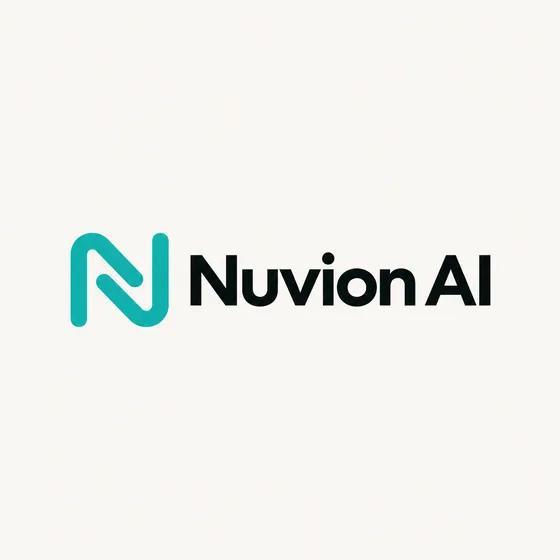 Nuvion AI logo option, round 5: Trace 01 (taken forward)