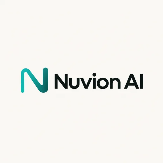 Nuvion AI logo option, round 5: Trace 02