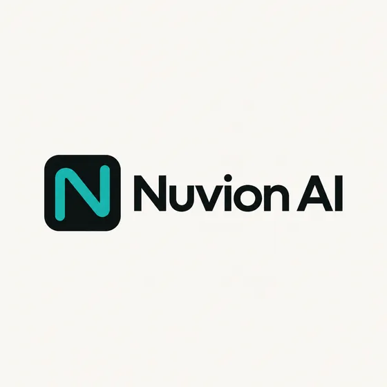 Nuvion AI logo option, round 5: Trace 03