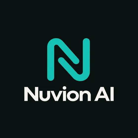 Nuvion AI logo option, round 5: Trace 05