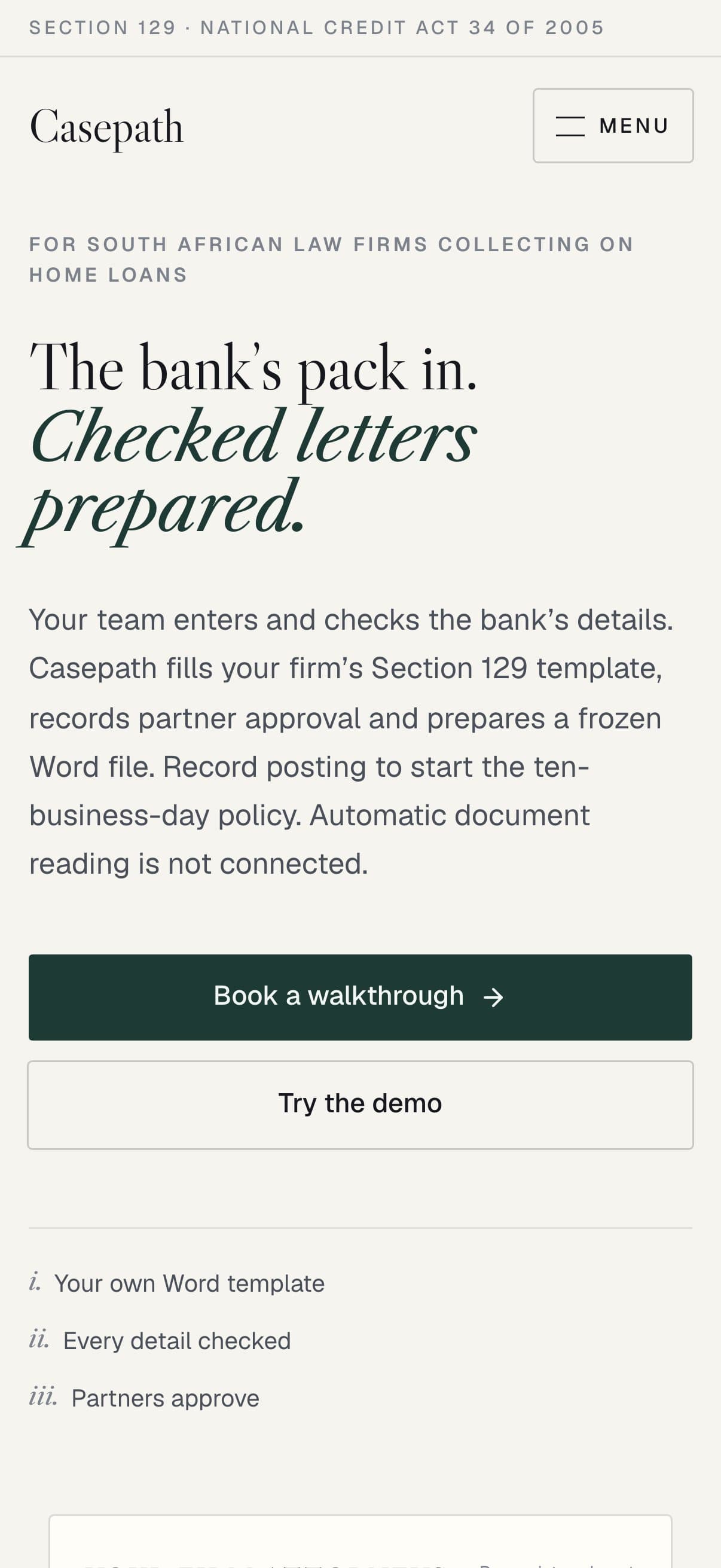 Casepath: On a phone