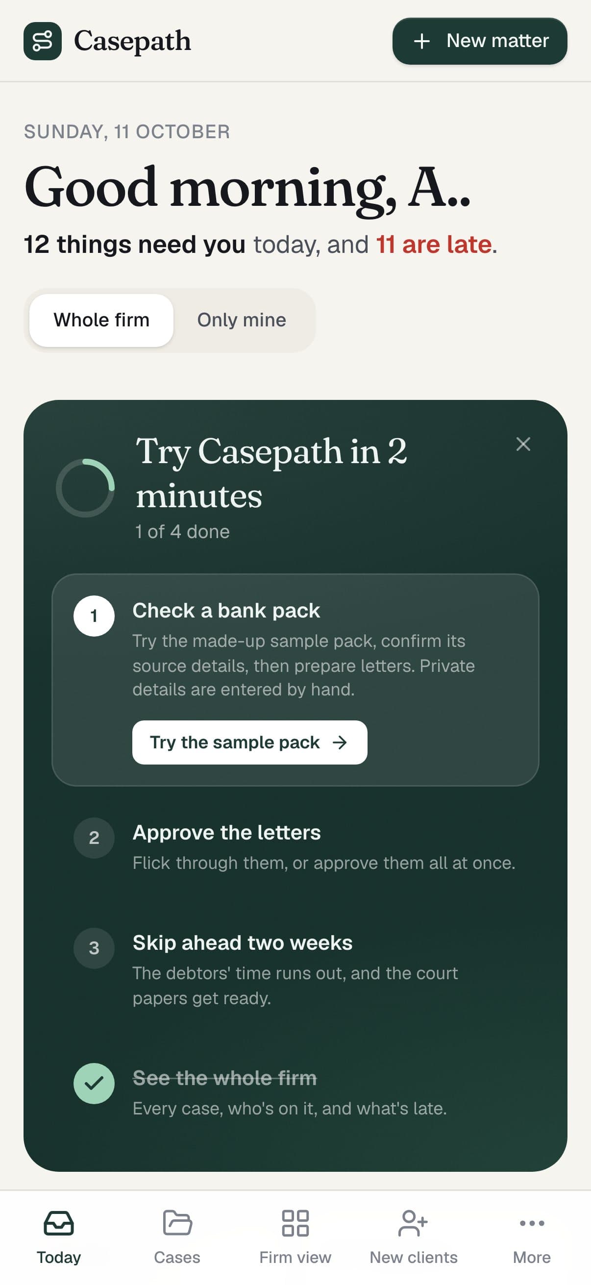 Casepath: Today