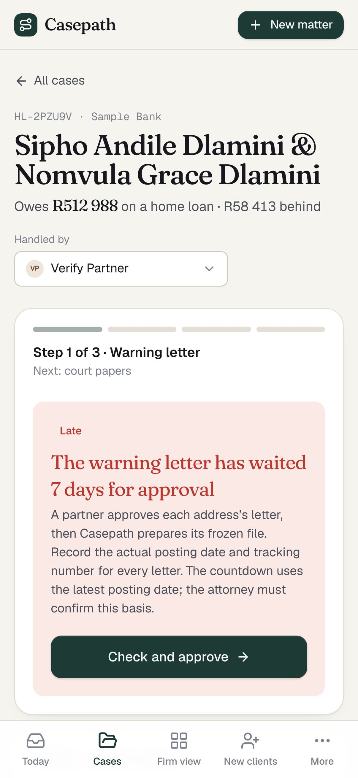 Casepath: A matter on the move