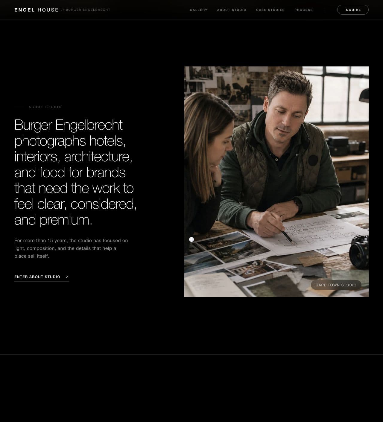ENGEL HOUSE website — About the studio