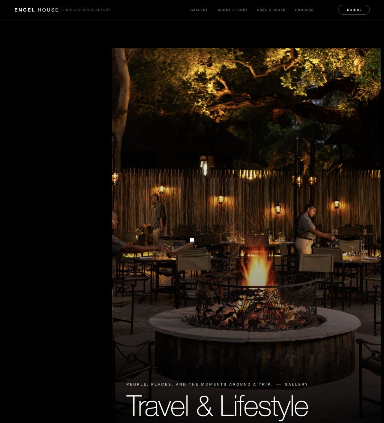 ENGEL HOUSE website — Travel and lifestyle