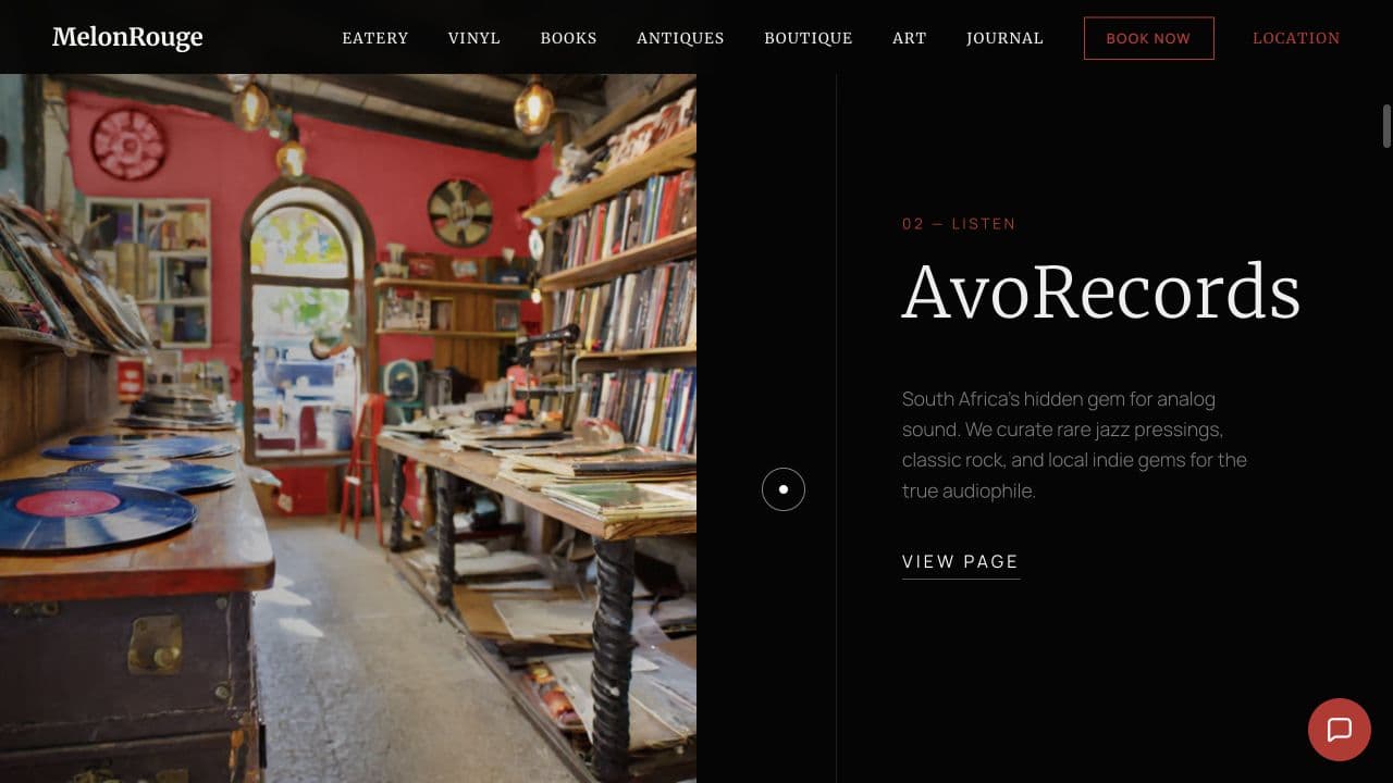 MelonRouge website — AvoRecords