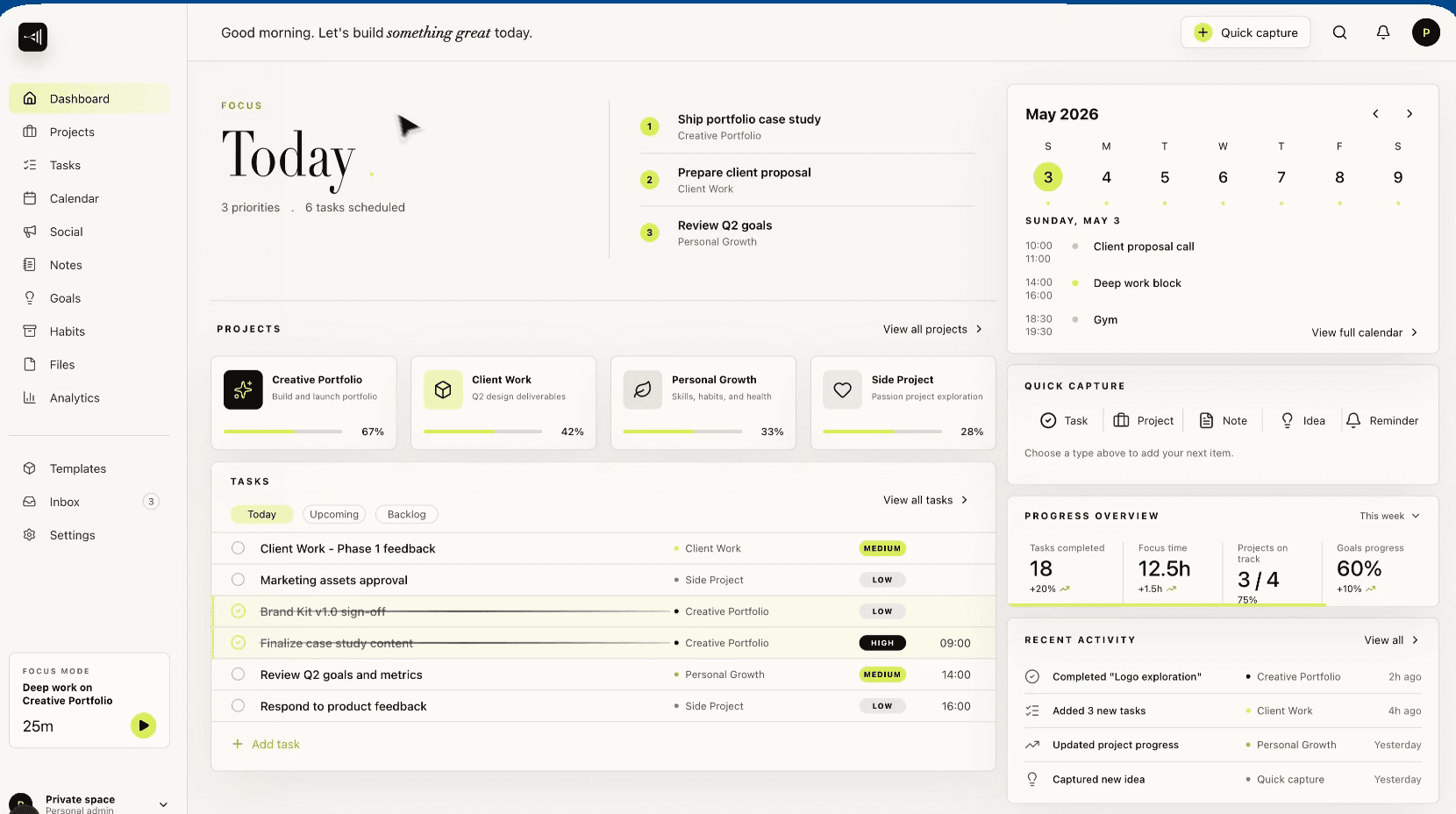 Rijn Hartman Admin system — Daily command centre