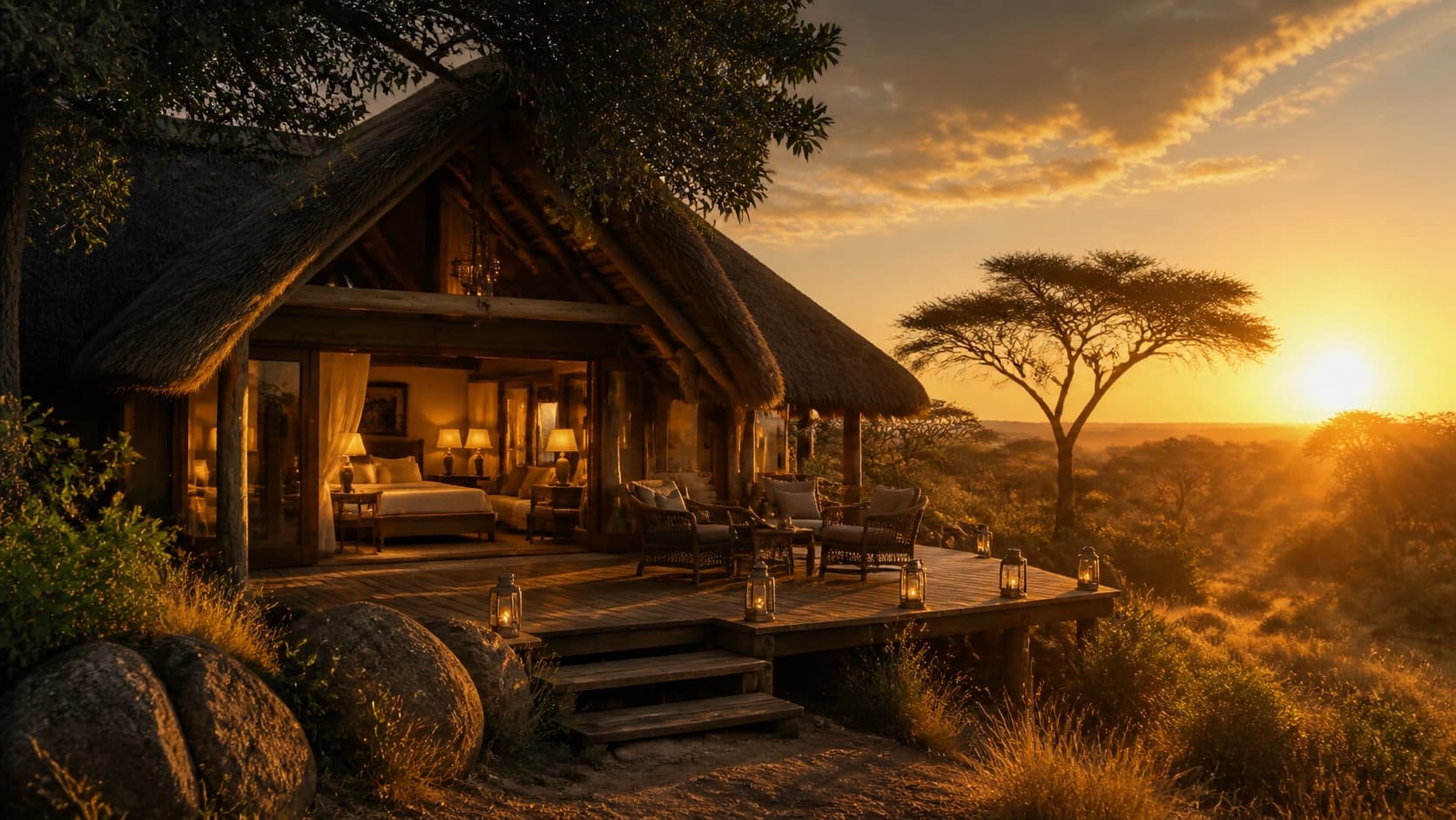 Rocking Giraffe Bush Lodge hospitality project