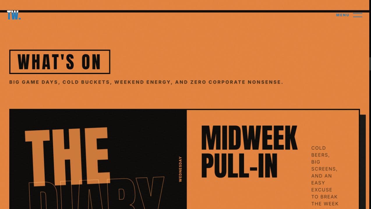 Thatchwood Farm Pub website — What's on
