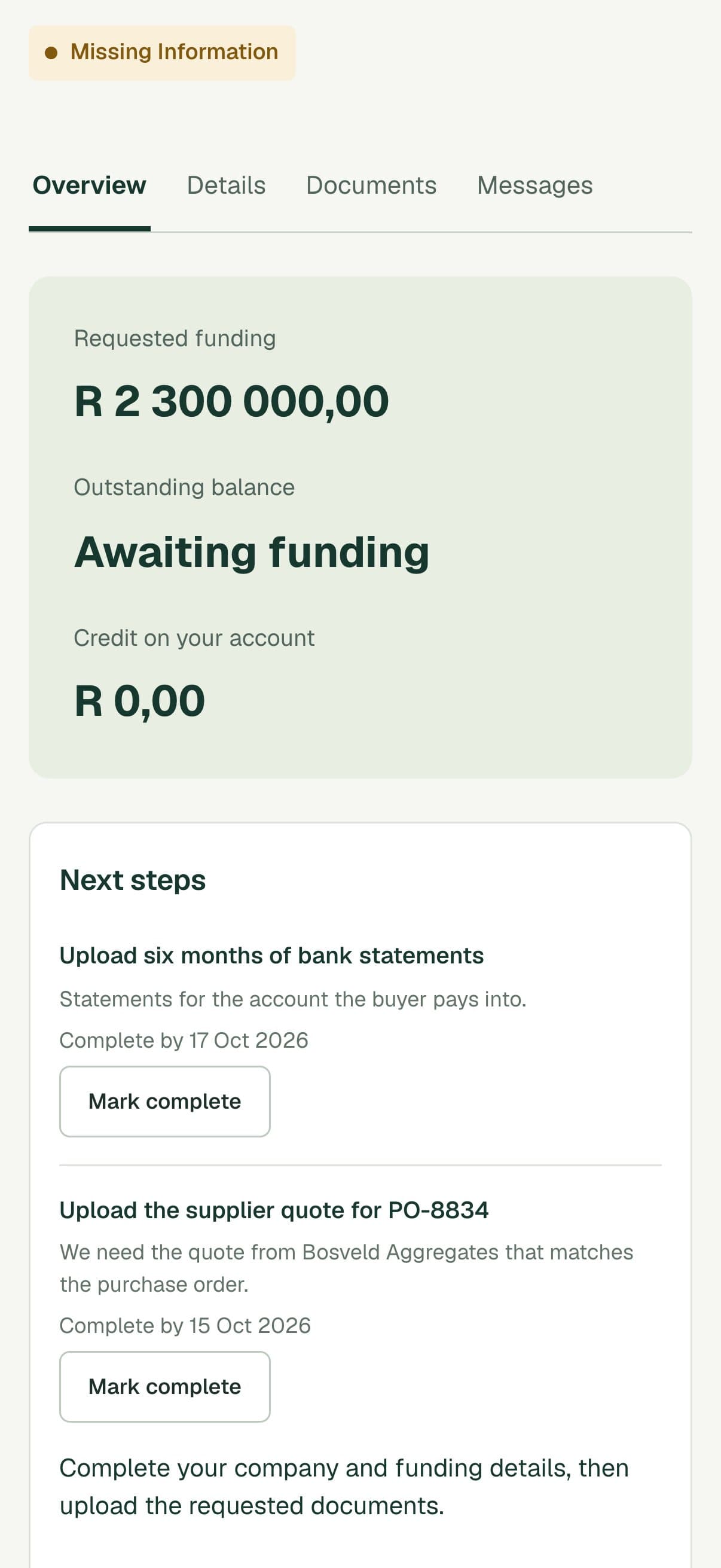 Trove Finance: Next steps